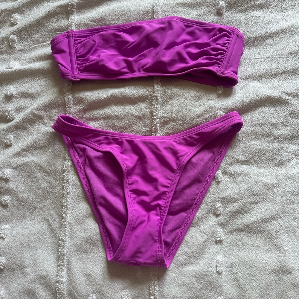 Vibrant Purple Bikini Set